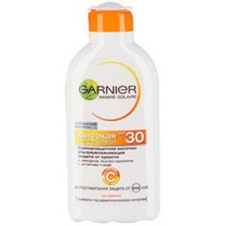 Garnier Ambre Solaire 30 SPF Солнцезащитное молочко Высокая степень защиты