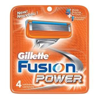 Gillette Fusion Power cменные кассеты  (картриджи) для бритья