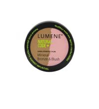 Lumene бронзирующая пудра и румяна с минералами Natural Code Skin Purifier.