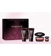 Versace Crystal Noir SET(EDT 50ml+EDT5+S/G 50ml+B/G 50 ml)
