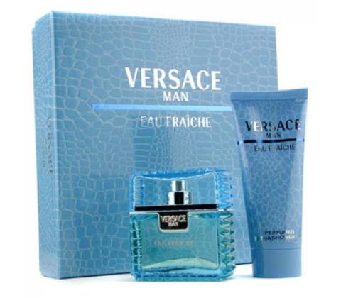 Versace Man Eau Fraiche Travel  SET(EDT 50 ml+ 100 ml+S/G )
